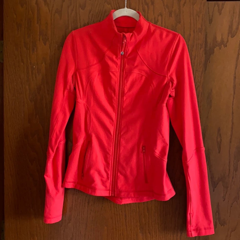 Lululemon Red full zip Jacket